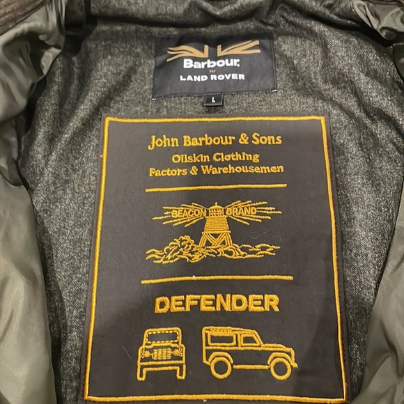 COPY - Barbour Holmby Land Rover Defender Beacon Brand Men Large Quilted Jacket… - Picture 5 of 11